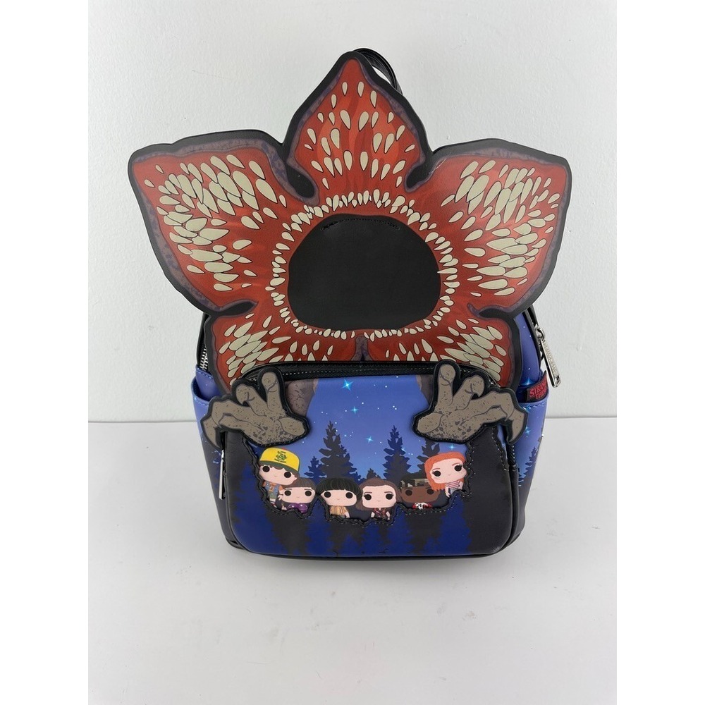 Loungefly SSDC 2022 Funko Pop Stranger Things Demogorgon Mini Backpack Bag EUC